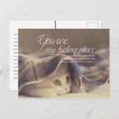 Psalm 32:7 - Je bent mijn schuilplaats Briefkaart (Voorkant / Achterkant)