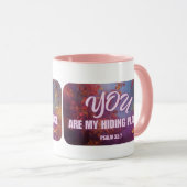 Psalm 32:7 "U bent mijn schuilplaats" Mok (Voorkant rechts)