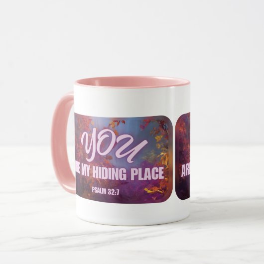 Psalm 32:7 "U bent mijn schuilplaats" Mok (Voorkant links)