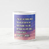 Psalm 32:7 WEBU Mug Grote Koffiekop (Voorkant)