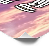 Psalm 32:7 WEBU Perfect Poster (Hoek)