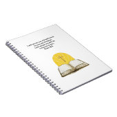 Psalm 32:8 Bijbeltekst Christelijk Dagboek Notitieboek (Rechterzijde)