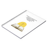 Psalm 32:8 Bijbeltekst Christelijk Dagboek Notitieboek (Linkerzijde)