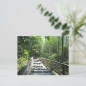 Psalm 32:8 Ik zal je instrueren en je leren... Briefkaart (Staand voorkant)