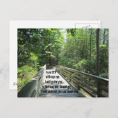 Psalm 32:8 Ik zal je instrueren en je leren... Briefkaart (Voorkant / Achterkant)