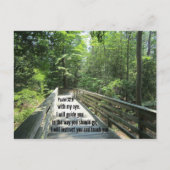 Psalm 32:8 Ik zal je instrueren en je leren... Briefkaart (Voorkant)