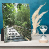 Psalm 32:8 Ik zal je instrueren en je leren... Fotoplaat (Zijkant)