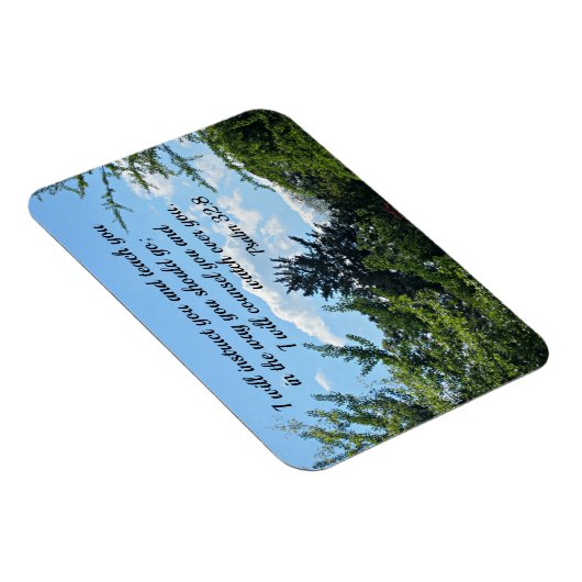 Psalm 32:8 Ik zal je instrueren en je leren Magneet (Rechterzijde)