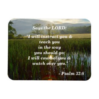 Psalm 32:8 Ik zal je leren Magneet