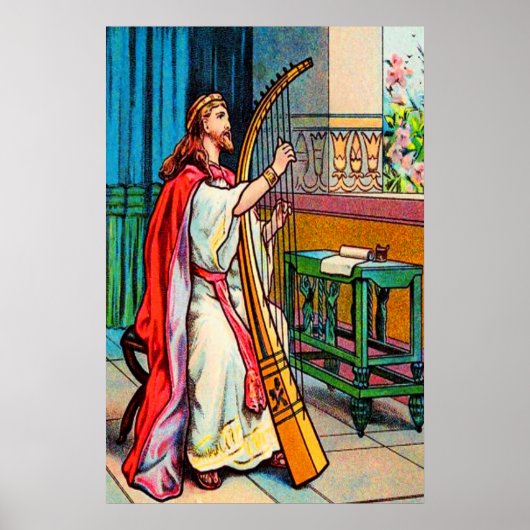 Psalm 32 David's vreugde over het poster van verge (Voorkant)