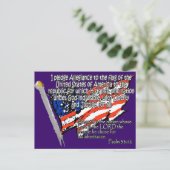 Psalm 33:12 briefkaart (Staand voorkant)