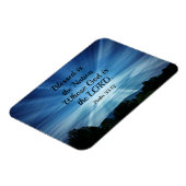 Psalm 33:12 Gezegend is de natie waarvan God de go Magneet (Linkerzijde)