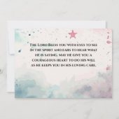 Psalm 33:12 Gezegend is de Nation Bible Flat Kaart (Achterkant)