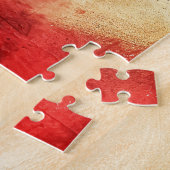 Psalm 33:12 Gezegend is de Nation USA Vlag Bijbel Legpuzzel (Zijkant)