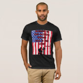 Psalm 33:12 Patriottisch Christelijk T-Shirt (Voorkant volledig)
