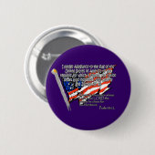 Psalm 33:12 ronde button 5,7 cm (Voorkant /achterkant)