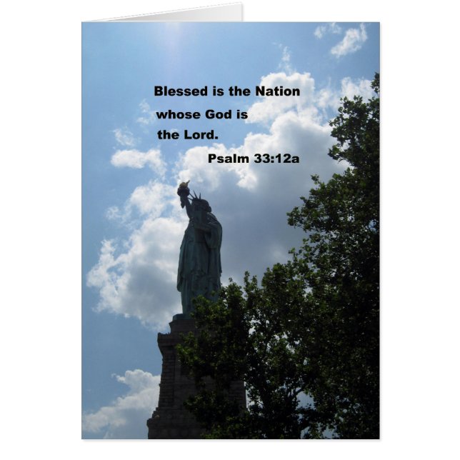 Psalm 33:12a (Voorkant)