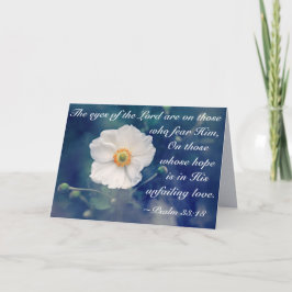 Psalm 33:18 Hoop in Zijn onfaalbare liefde, Schrif Kaart