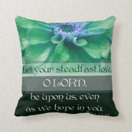 Psalm 33:22 Laat je steadfast Love... Kussen