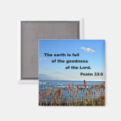 Psalm 33:5 magneet (Voorkant / Achterkant)