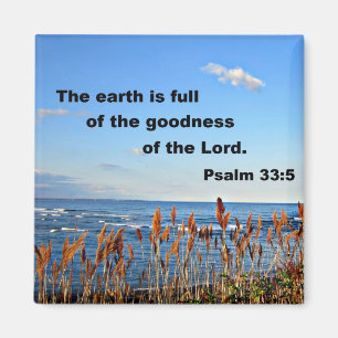 Psalm 33:5 magneet