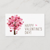 Psalm 33:5-Valentijn Heart Tree Enclosure Card Informatiekaartje (Voorkant)