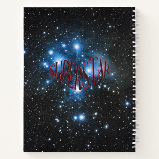 Psalm 33:6 Galaxy Notitieboek (Achterkant)