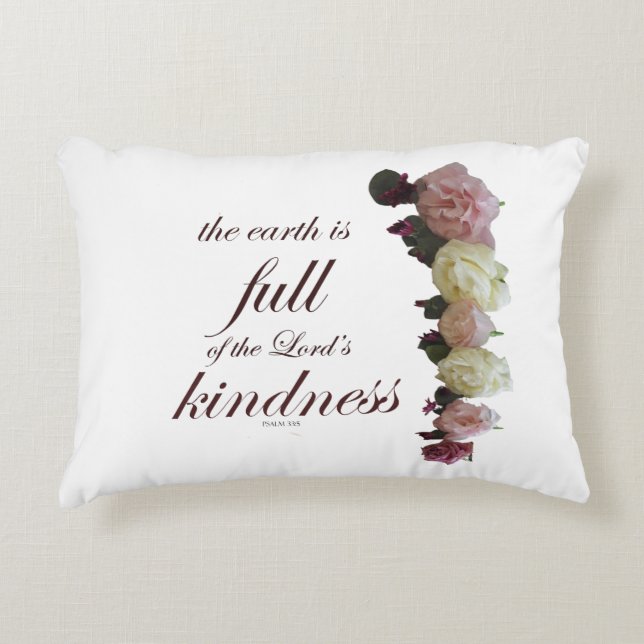 Psalm 33 accent kussen (Voorkant)