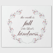Psalm 33 cadeaupapier (Vlak)