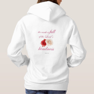 Psalm 33: "De aarde is vol van de goedheid des Her Hoodie