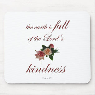 Psalm-33, De Aarde is vol van de Kindness van de H Muismat