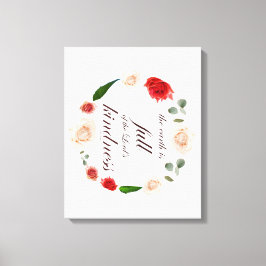 Psalm 33, Full Kindness, Botanic Canvas Afdruk