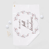 Psalm 33 golfhanddoek (Insitu)