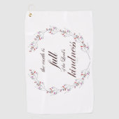 Psalm 33 golfhanddoek (Voorkant)