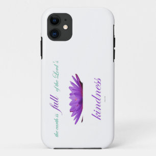 Psalm 33 paarse lotusvriendelijkheid Case-Mate iPhone case