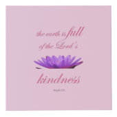 Psalm 33 paarse lotusvriendelijkheid kubus (Rechts)