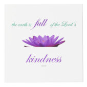 Psalm 33 paarse lotusvriendelijkheid kubus (Rechts)