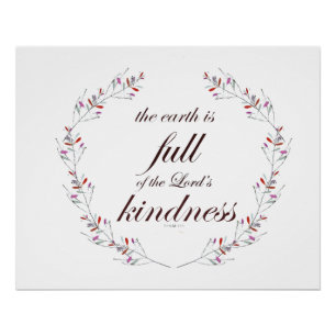 Psalm 33 perfect poster