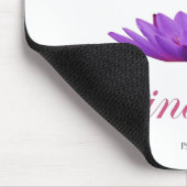 Psalm 33: Schrift met bloemenkunst Muismat (Hoek)