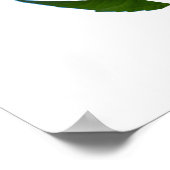 Psalm 33: Schrift met bloemenkunst Poster (Hoek)