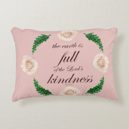 Psalm 33: Vriendelijkheid Accent Kussen