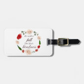 Psalm 33: Vriendelijkheid Bagagelabel (Voorkant horizontaal)