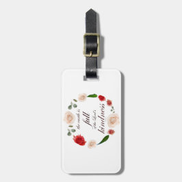 Psalm 33: Vriendelijkheid Bagagelabel