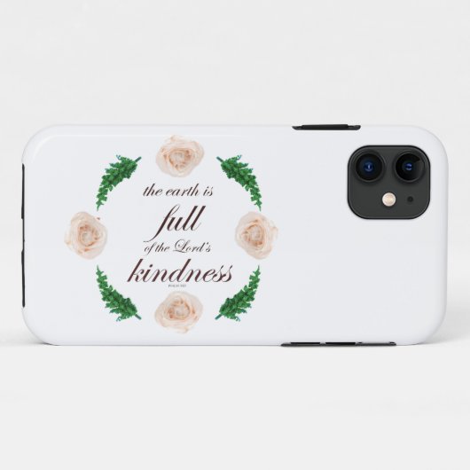 Psalm 33: Vriendelijkheid Case-Mate iPhone Case (Achterkant (horizontaal))