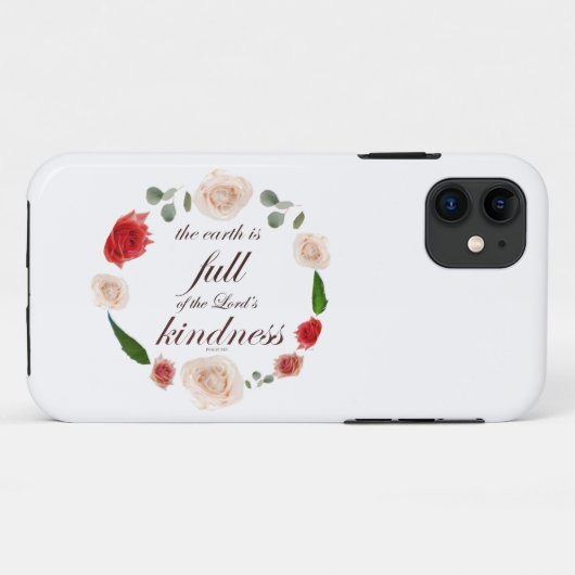 Psalm 33: Vriendelijkheid Case-Mate iPhone Case (Achterkant (horizontaal))