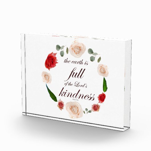 Psalm 33: Vriendelijkheid Fotoblokken (Rechts)