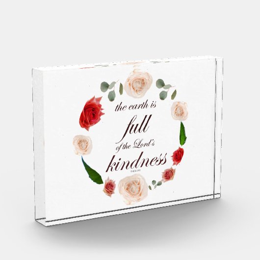 Psalm 33: Vriendelijkheid Fotoblokken (Links)