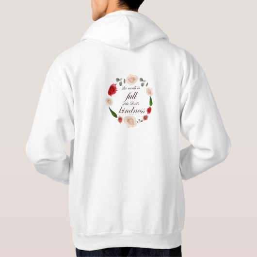 Psalm 33: Vriendelijkheid Hoodie (Achterkant)