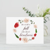 Psalm 33: Vriendelijkheid Kaart (Staand voorkant)