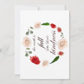 Psalm 33: Vriendelijkheid Kaart (Achterkant)